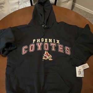 Phoenix Coyotes Hoodie Dark Blue Long Sleeve Large Men’s NHL